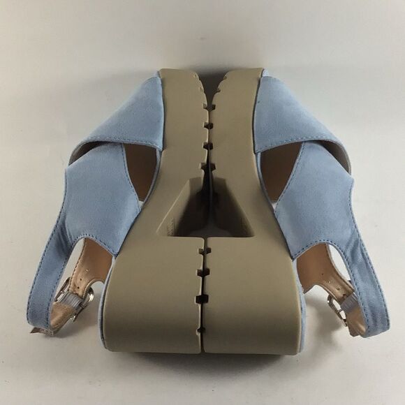 Tina’s shoes womens buckle oxfords blue size EU 38 US 7.5-8 - Picture 5 of 8